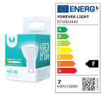 Forever Light LED pirn GU10 7W 230V 3000K 560lm