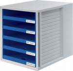 Han Cabinetset A4 organiseerija 5 sahtliga, sinine