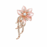 Pross orhidee rhinestone&rsquo;idega, naistele, 1 tk