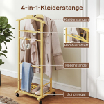 Riidepuu 47x33.7x105.5 cm Looduslik bambus