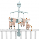 Beebimobiil Nattou Alex & Luna muusikaline v&otilde;revoodi karussell 31 cm