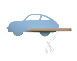 Candellux laste seinalamp riiuliga IQ Kids Car, sinine