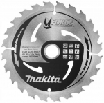 Makita Mforce saeleht 165x20mm, 24 hammast, puidule