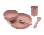 Toidukomplekt KikkaBoo Platinum silikoon Blush, 5 tk, BPA-vaba