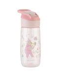 Laste tass Kikka Boo Music Fest roosa 450 ml silikoonist tilaga, BPA-vaba