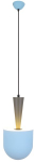 Candellux rippvalgusti Visby 50101167, sinine/hall