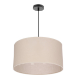 Ripplamp Candellux Shanti must, riputatav, liivakarva varjustiga, E27