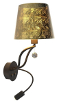 Candellux seinalamp Saria, kuldne/must