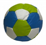 Laste kott-tool XXL-pall (40 cm), laimiroheline/sinine/valge