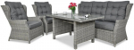 Aiam&ouml;&ouml;blikomplekt TRIVENTO DINING 3, Stone Grey