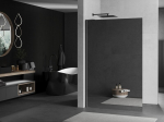 Mexen Kioto L du&scaron;isein Walk-in 70 x 200 cm, peegel, must - 800-070-103-70-50, 70 x 200 cm