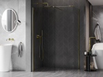 Mexen Kioto-X du&scaron;inurk Walk-in 120 x 120 cm, l&auml;bipaistev 10 mm, kuldne - 800-120-202-50-00-120-X