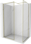 Mexen Kioto-F du&scaron;isein Walk-in raamiga 100 x 70 cm, l&auml;bipaistev 8 mm, kuldne - 800-100-202-04-50-070