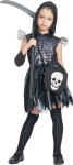 Halloween-kost&uuml;&uuml;m Surm Vikatimees Vaim t&uuml;drukutele 4-6 aastat &mdash; karnevalikost&uuml;&uuml;m, laste kost&uuml;&uuml;m, karnevaliriided, halloween aksessuaarid, luukere kleit, t&uuml;drukute kost&uuml;&uuml;mid, kommi ja pommi
