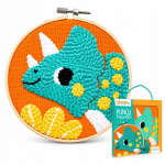 Komplekt "punch Needle" Dinosaur - Creative tikandid Avenue Mandarine