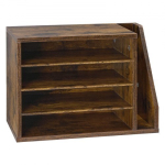 Raamatukorraldaja 40x23.5x28 cm Pruun Puit