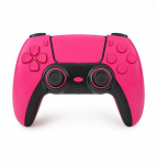 Juhtmevaba Bluetooth-m&auml;ngupult, mis &uuml;hildub PS4, PC, Androidi ja iOS-iga, vibratsiooni, puuteplaadi (Touch Pad), liikumisanduri ja programmeeritavate tagumiste nuppudega (T-411)