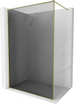 Mexen Kioto-XF walk-in du&scaron;inurk raamiga 150 x 202 cm, grafiit 10 mm, kuldne - 800-150-104-50-40-X