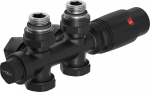 Mexen G00 termostaatiline komplekt nurk/p&otilde;hiline, Duplex, DN50, must - W908-900-70, DN50