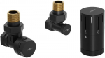 Mexen G05 termostaatiline nurkkomplekt, must - W901-958-70, G 1/2"