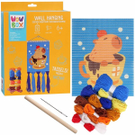 Wow Box Makrama Capybara: loominguline komplekt lastele alates 6. eluaastast