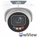 Uniview Ipc3638se-adzkmc-wp-i1 8mp Ip-kaamera Colorhunteriga, 30m Ir/valge valgus