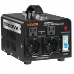 VEVOR pinge muundur trafo, 1500VA, 110V/220V