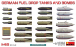 Liimitav mudel MiniArt 49021 German Fuel Drop Tanks and Bombs 1/48
