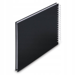 Hama Fine Art album 28x24 cm, 50 valget lehte, must kaas