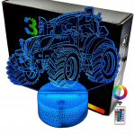 3d traktori Led-&ouml;&ouml;lamp kaugjuhtimispuldiga