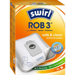 Tolmuimeja tolmukott &bdquo;Swirl&ldquo; 3-kihilise filtriga, &uuml;hilduv robotiga