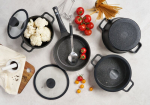 Hermia Concept pottide ja pannide komplekt Vetta, must, 10-osaline