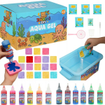 Aqua Gelz loominguline komplekt: 12x100ml geel kujukestele, 35 tk.