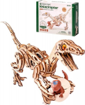 3D puidust mehaaniline konstruktor ROKR Velociraptor, LD01, 189 detaili