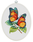 Ristpistekomplekt koos tikkimisr&otilde;ngaga &bdquo;Kohtumine p&auml;rast vihma&ldquo; 16 x 19 cm SBC239