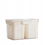 Homla plastikkonteiner korvidega Gaspari, 24x17x14 cm