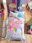 Cotton Box laste voodikate ja voodipesukomplekt Dream - piparm&uuml;nt, 100x230, 3 osa