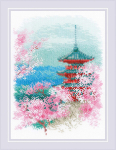 Sakura. Pagood ristpistes komplekt