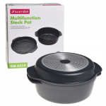 MULTI-FUNCTIONAL ALUMINIUM POT WITH LID / PAN GAS INDUCTION KAMILLE