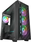 Korpus Rampage Prime Mesh Argb must arvuti&uuml;mbris