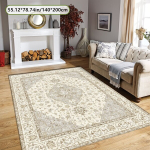 Vintage P&auml;rsia vaip lilledega, 63 * 91 colis / 160 * 230 cm