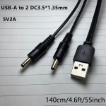 USB-A kahekordne DC3.5mm adapterikaabel laadimiseks Pickify