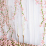 Kunstlik Windflower Viinapuu Dekoratsioon Pickify, 4 42cm white raindrop vines