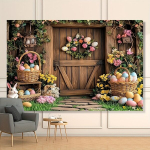 Lihav&otilde;tted Kevad Aed Rabetas & Munadel Taustakardin Pickify, 99.06cm*149.86cm/100*150