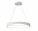 Moodne Led ripplamp Circulo, valge, 52 cm
