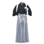 Meeste Jaapani kimono (yukata) - must/hall, suurus L