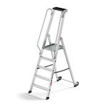 Redeli mobiilplatvormid Master P80 / alumiinium / 5 astet