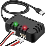 Yunique Green-Clean-Power, Lipo 7,4 V 2S 1 A USB 2-in-1 laadija balansseerijaga, XH-3P, RC mudelitele