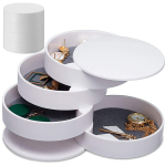 Ehete organiseerija Rivex O577, 4 sektsiooni, valge