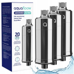 AquaFloow h&otilde;bedane veefilter k&otilde;va vee pehmendamiseks 20 kihti 3x